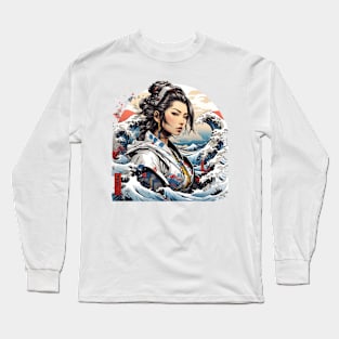 Samurai Girl Long Sleeve T-Shirt